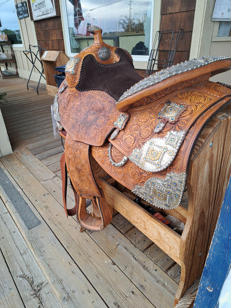 16.5" Silver Mesa Western Equitation Show Saddle