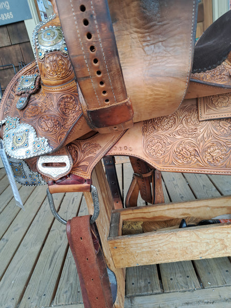 16.5" Silver Mesa Western Equitation Show Saddle