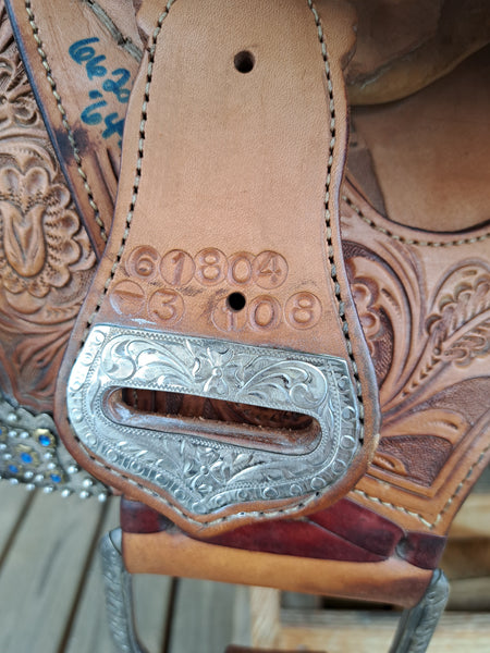 16.5" Silver Mesa Western Equitation Show Saddle