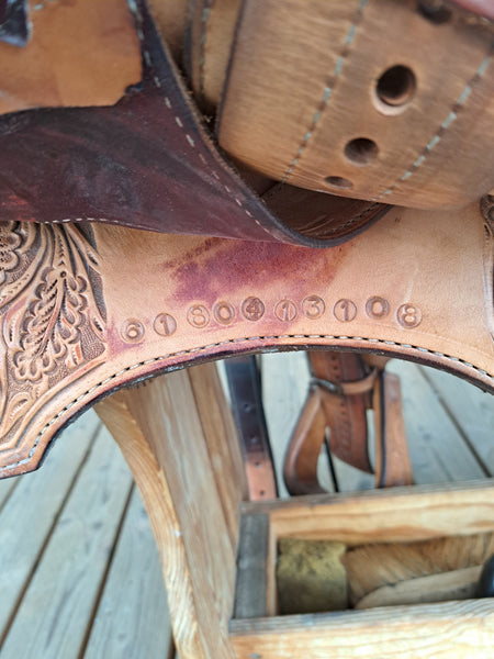 16.5" Silver Mesa Western Equitation Show Saddle