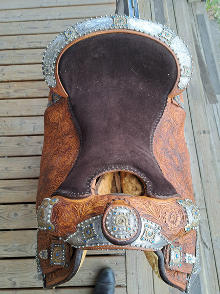 16.5" Silver Mesa Western Equitation Show Saddle