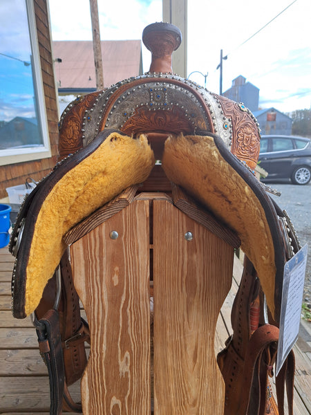 16.5" Silver Mesa Western Equitation Show Saddle