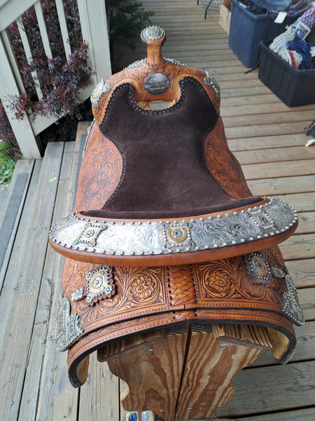 16.5" Silver Mesa Western Equitation Show Saddle