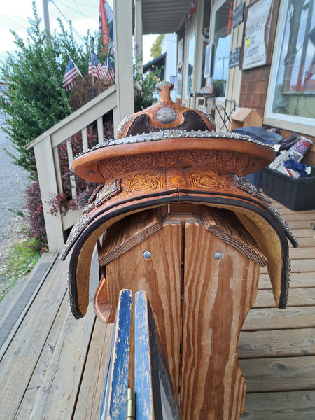 16.5" Silver Mesa Western Equitation Show Saddle