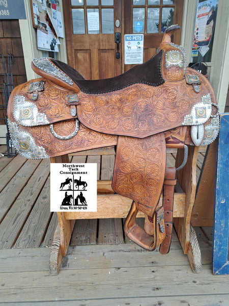 16.5" Silver Mesa Western Equitation Show Saddle