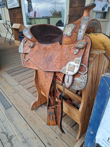 16.5" Silver Mesa Western Equitation Show Saddle