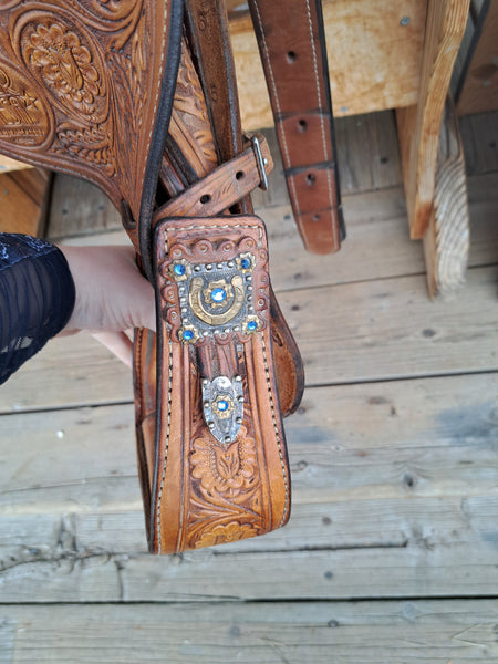 16.5" Silver Mesa Western Equitation Show Saddle