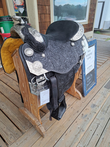 17" Billy Royal Carolina Rowel Western Equitation Show Saddle