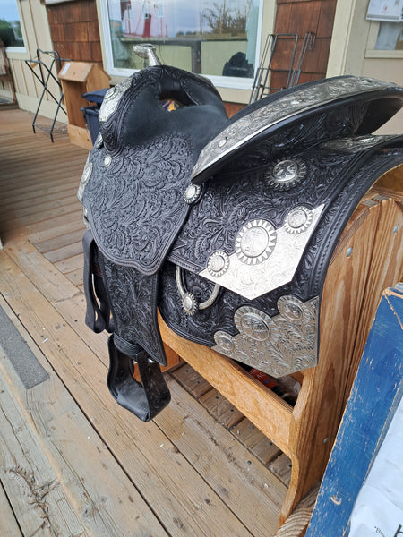 17" Billy Royal Carolina Rowel Western Equitation Show Saddle