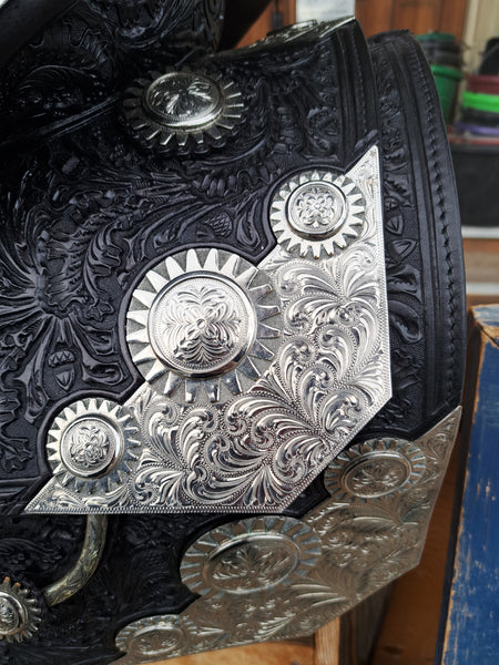 17" Billy Royal Carolina Rowel Western Equitation Show Saddle