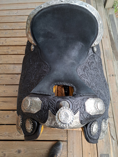 17" Billy Royal Carolina Rowel Western Equitation Show Saddle