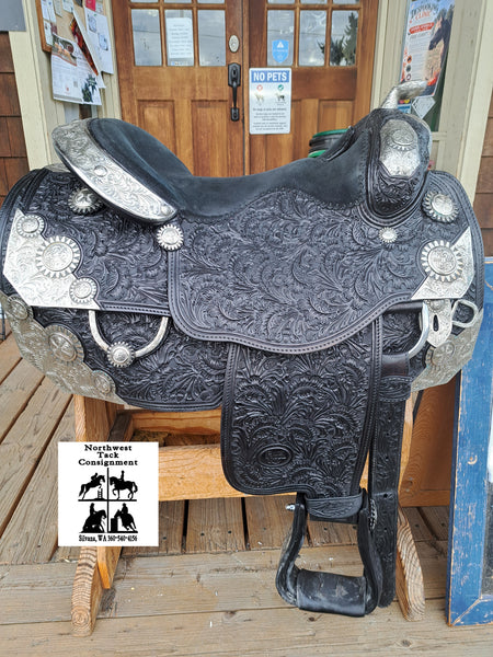 17" Billy Royal Carolina Rowel Western Equitation Show Saddle