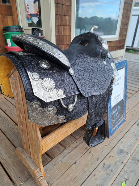 17" Billy Royal Carolina Rowel Western Equitation Show Saddle