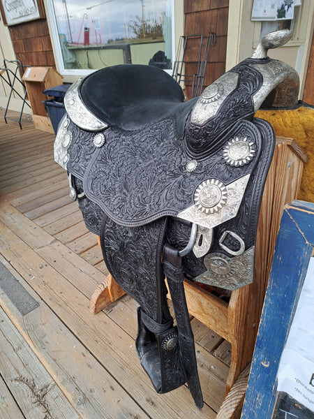 17" Billy Royal Carolina Rowel Western Equitation Show Saddle