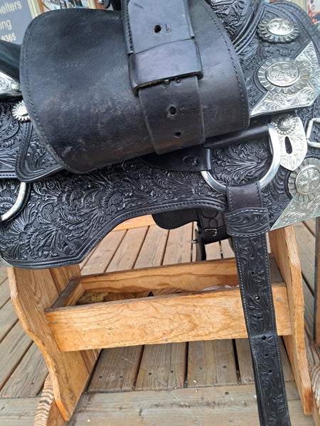 17" Billy Royal Carolina Rowel Western Equitation Show Saddle