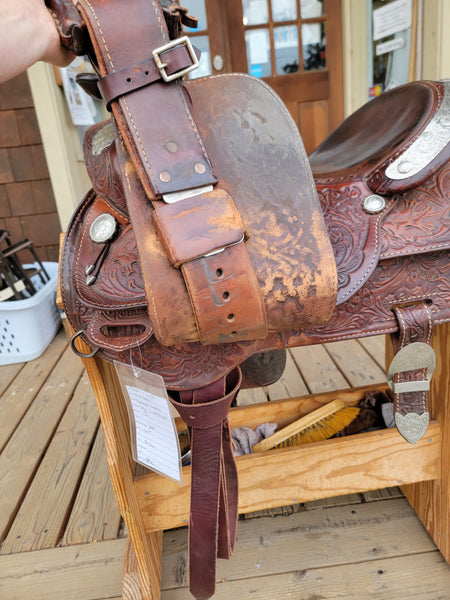 15" Silver Royal Equitation Saddle