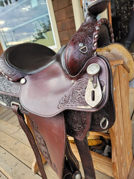 15" Circle Y Silver Series Equitation Saddle Package