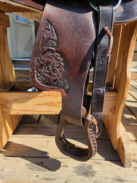 15" Abetta Western Equitation Saddle