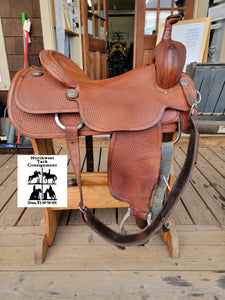 16" Alan Dewey Ranch Cutter Saddle