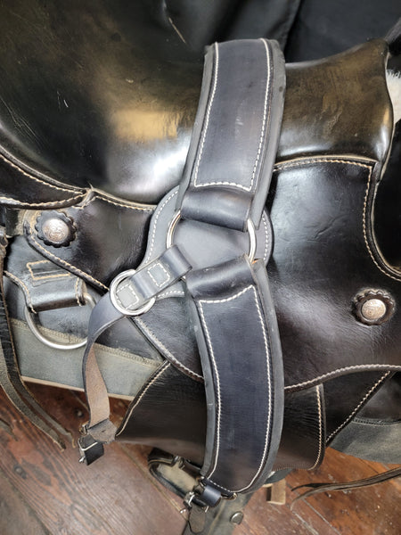 14" Ortho-Flex Baron Western Saddle