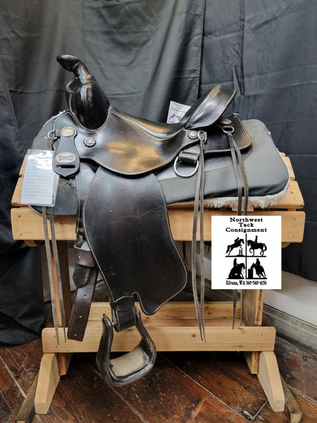 14" Ortho-Flex Baron Western Saddle
