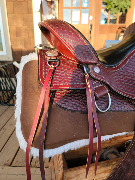 15" Ortho-Flex Baron Western Saddle