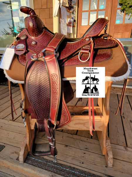 15" Ortho-Flex Baron Western Saddle