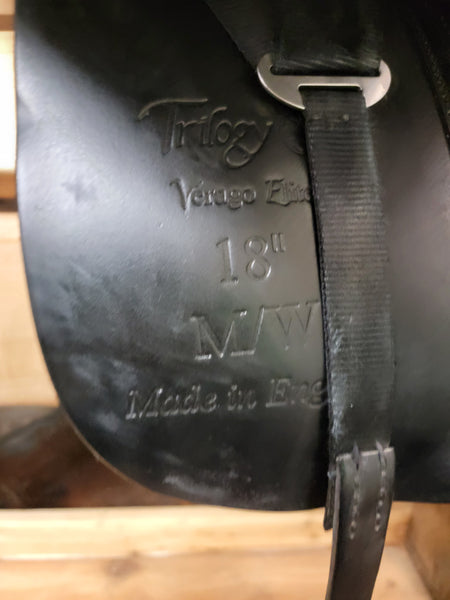 18" Trilogy Verago Elite Dressage Saddle