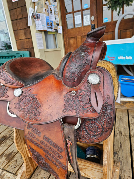15.5" Broken Horn Western Equitation Saddle