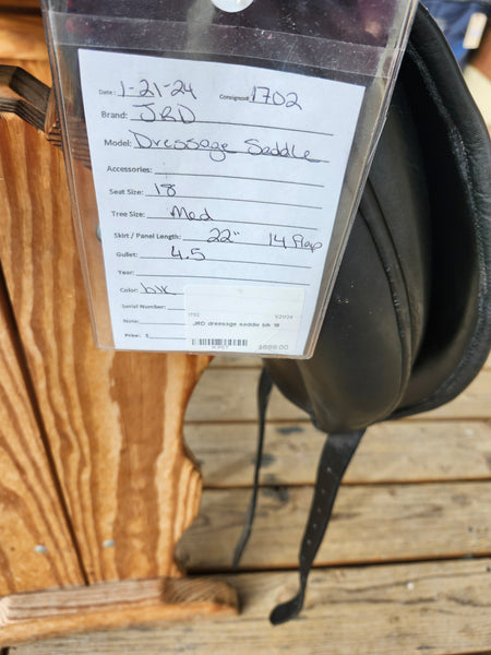 18" JRD dressage saddle