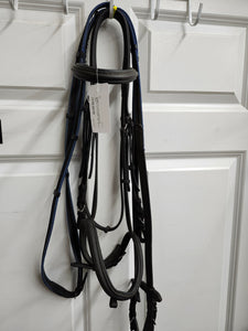 Bobby's tack dressage bridle with reins.