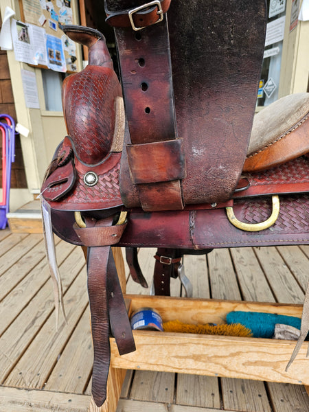 15" Ozark Leather Ranch Saddle