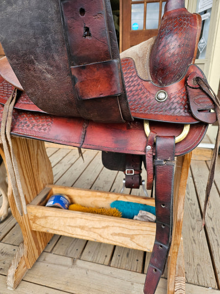 15" Ozark Leather Ranch Saddle