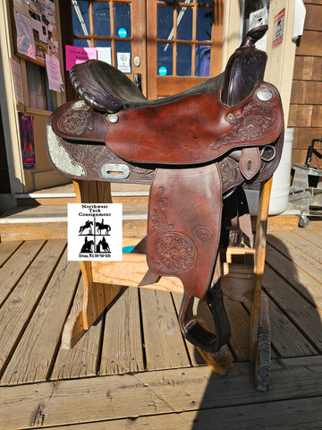 16" Hereford Tex Tan Western Equitation Saddle