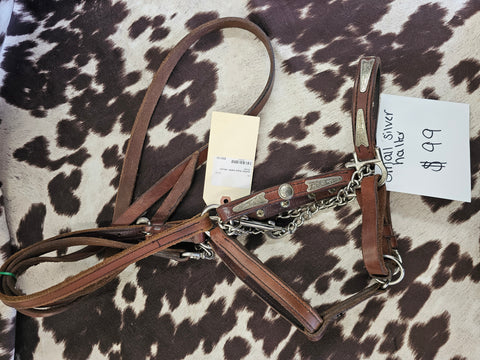 Leather show halter