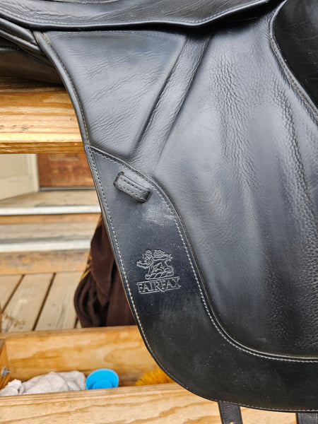 17.5" Fairfax Gareth Monoflap Dressage Saddle