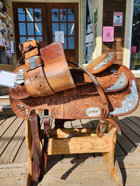 16" Denny Sergeant Silver Mesa Western Equitation Saddle