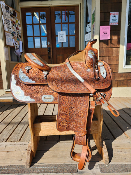 16" Denny Sergeant Silver Mesa Western Equitation Saddle