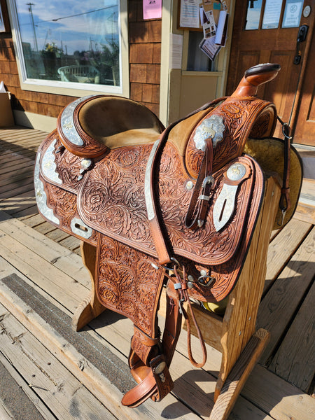 16" Denny Sergeant Silver Mesa Western Equitation Saddle