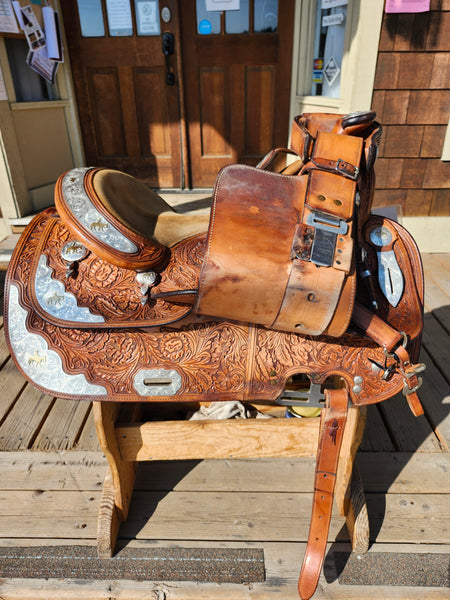 16" Denny Sergeant Silver Mesa Western Equitation Saddle