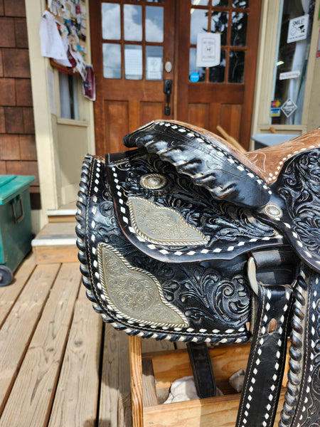 16" Texas Saddlery Western Pleasure Saddle