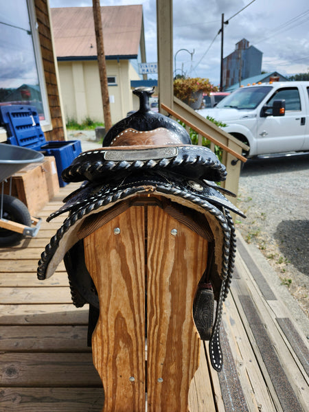 16" Texas Saddlery Western Pleasure Saddle