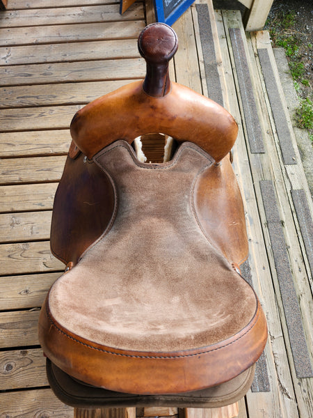 14" Fabtorn Round Skirt Barrel / Trail Western saddle