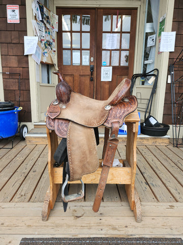 Seven Platinum Barrel Racing Saddle