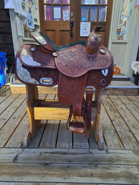 14.5" Showman Western Equitation Show Saddle