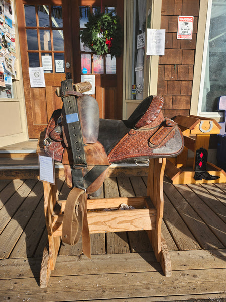 14" Bob Marshall treeless barrel saddle