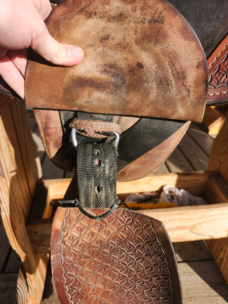 14" Bob Marshall treeless barrel saddle