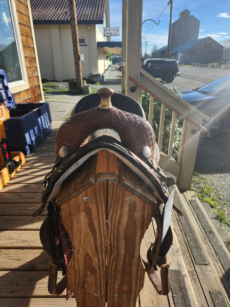 14" Bob Marshall treeless barrel saddle