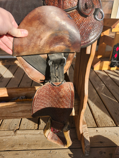 14" Bob Marshall treeless barrel saddle