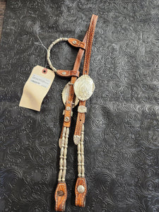 Single Ear Western Silver Show Bridle w/ Ferrules